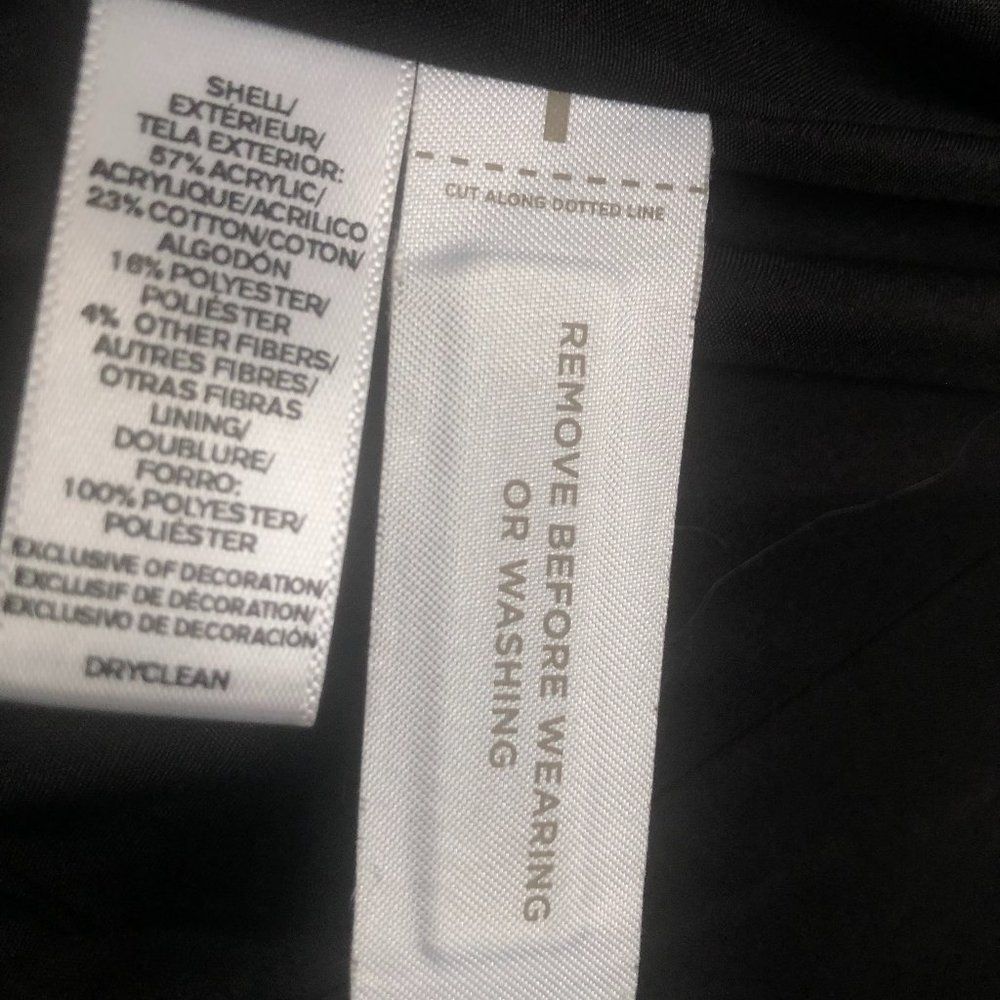 Loft Multicolored Frayed Edge Open Front Jacket 10 - image 4